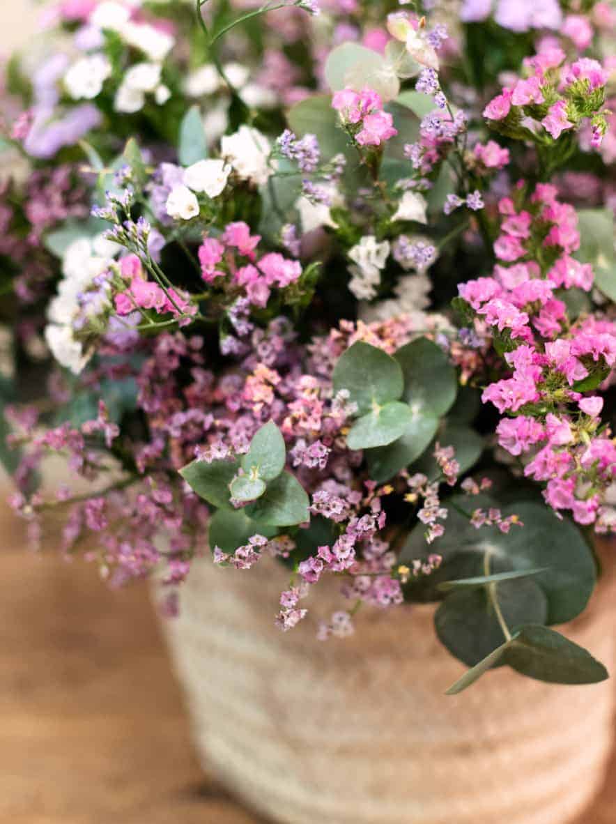 Capazos florales (grande)
